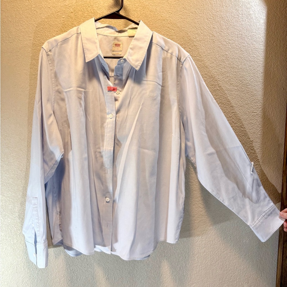 Levi's Light Blue Women's Button Down Shirt